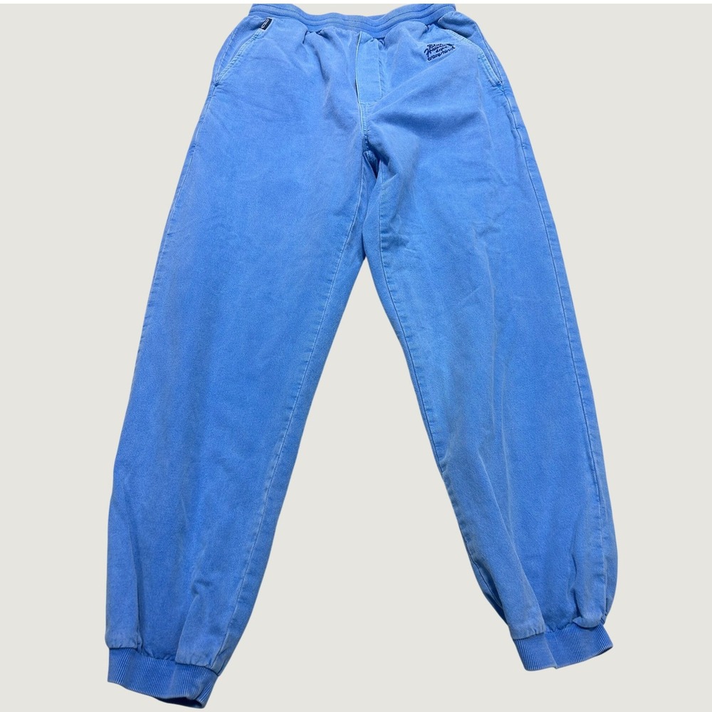 Crazy Shirts Mens Blue Hawaii Dyed Cotton Jogger Canton Pants Size M